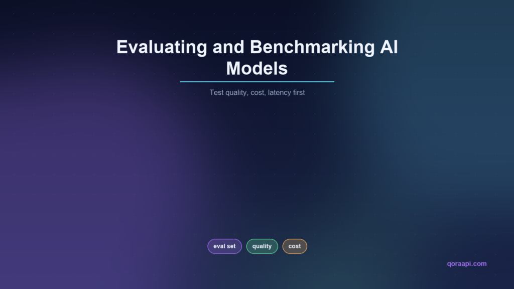 Evaluating and Benchmarking AI Models Before You Ship